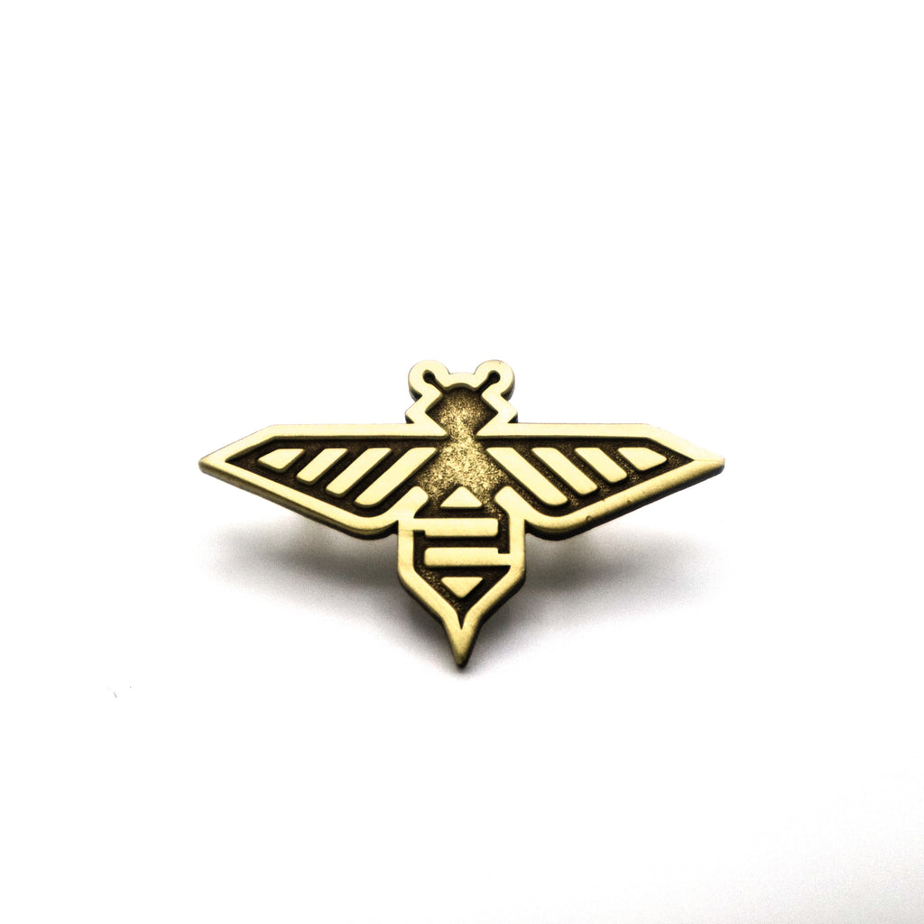 Bee Emblem Enamel Pin